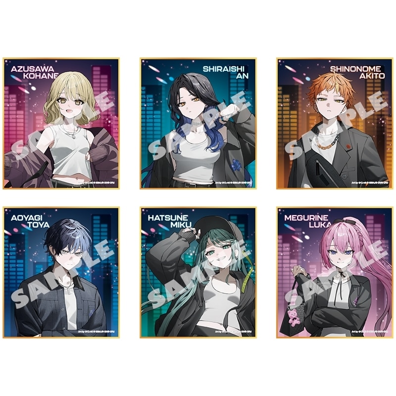 プロセカ イラストレーターコラボ ミニ色紙コレクション Vivid BAD