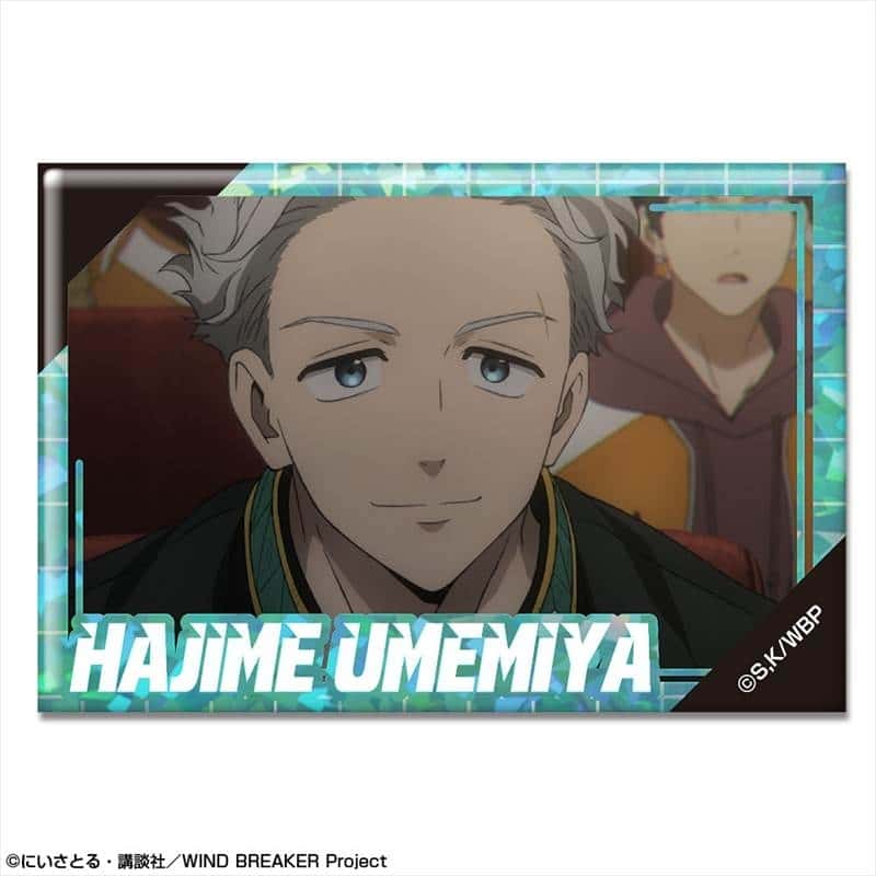 ウィンドブレイカー (ウィンブレ) ホログラム缶バッジ デザイン15(梅宮