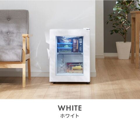 dショッピング |simplus ディスプレイ 冷凍庫 21L ガラストップ 店舗