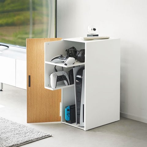 dショッピング |［ ゲーム機収納ラック タワー ］ 山崎実業 tower