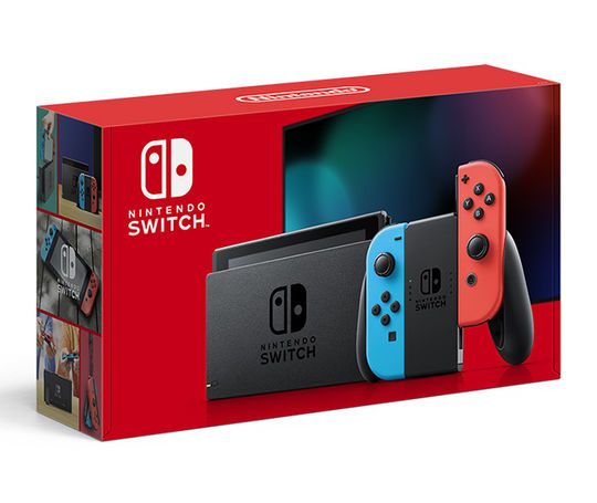 Nintendo Switch Joy-Con(L) ネオンブルー/(R) ネオンレッド KABAA
