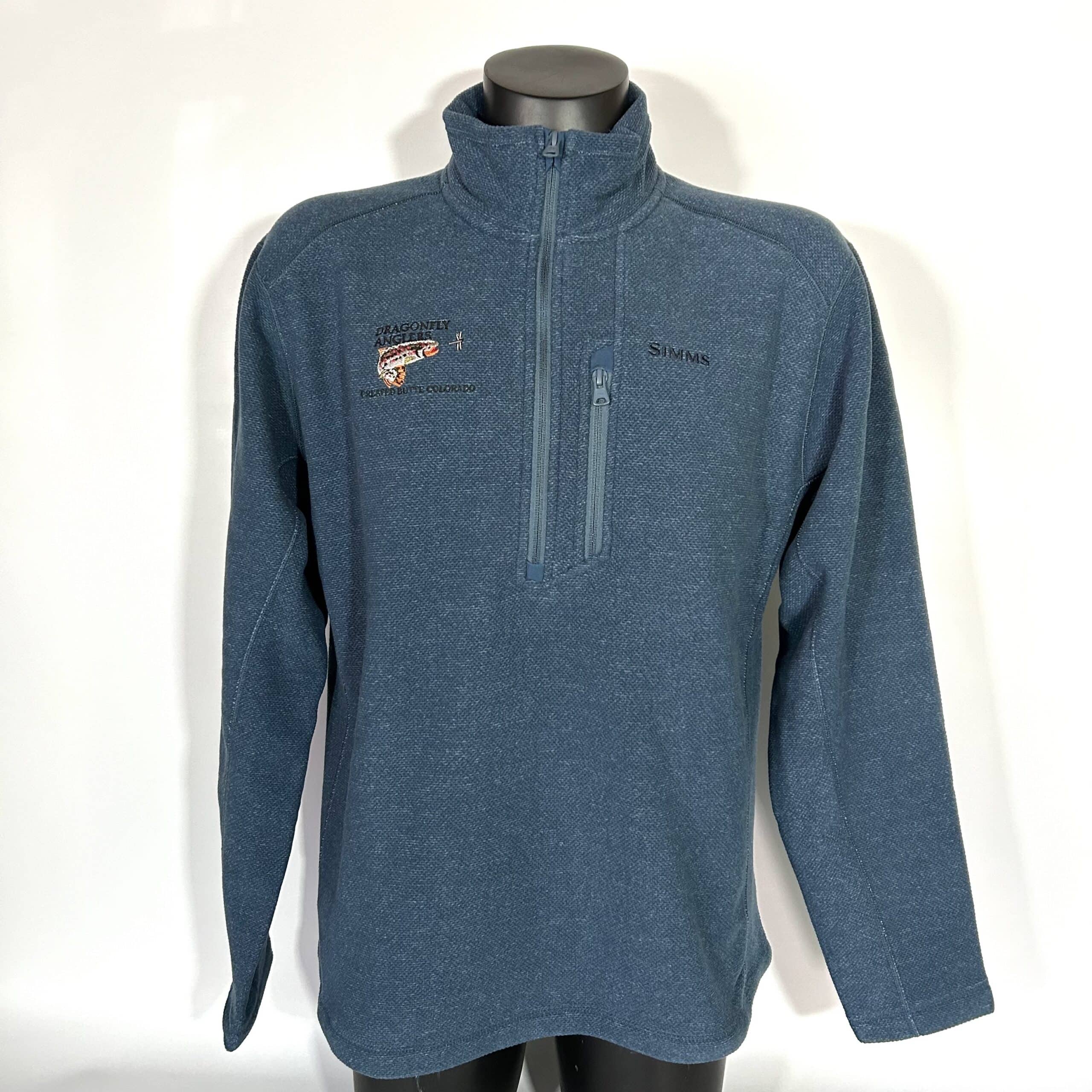 Simms Rivershed Half Zip Fleece- Men's - Dragonfly Anglers