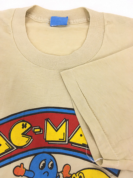 古着 80s USA製 ATARI PAC-MAN パックマン アーケード レトロ ゲーム T