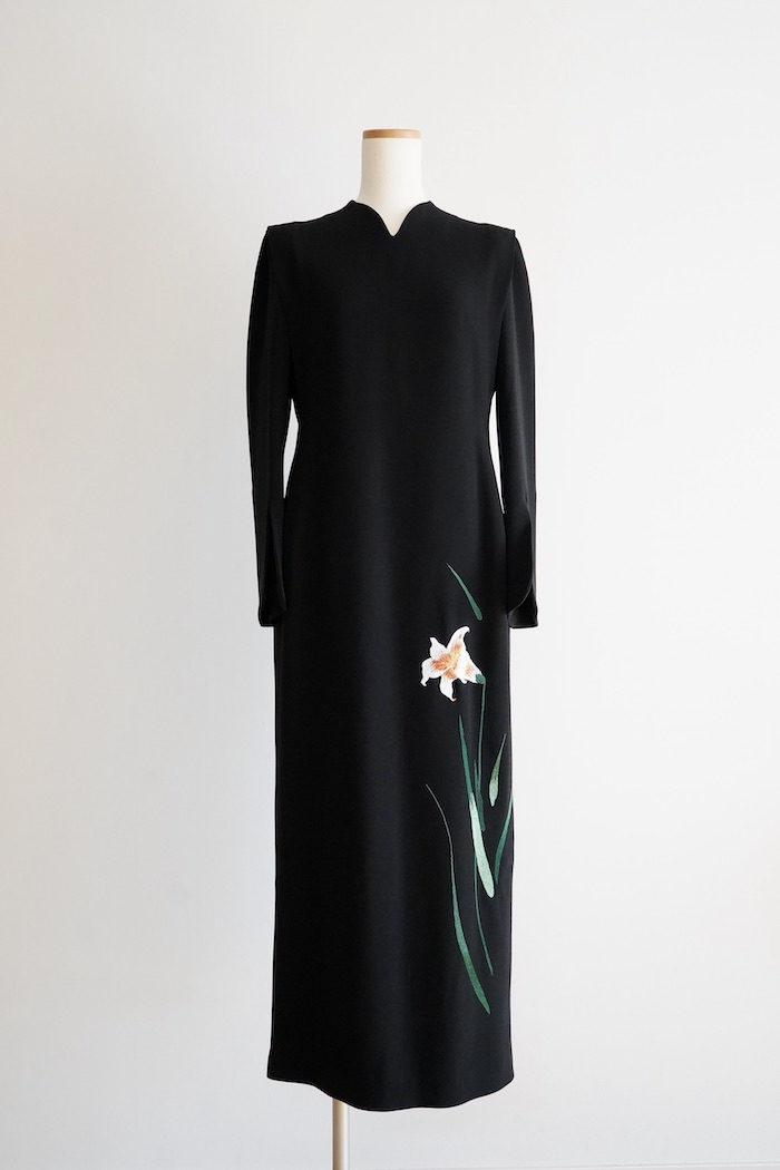 Mame Kurogouchi（3泊4日） 三越350周年 Triacetate Floral Embroidery