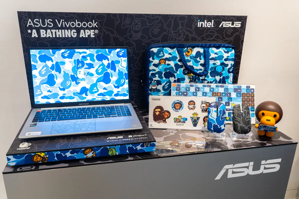 ASUS、ファッションブランド「A BATHING APE」とコラボレーションした