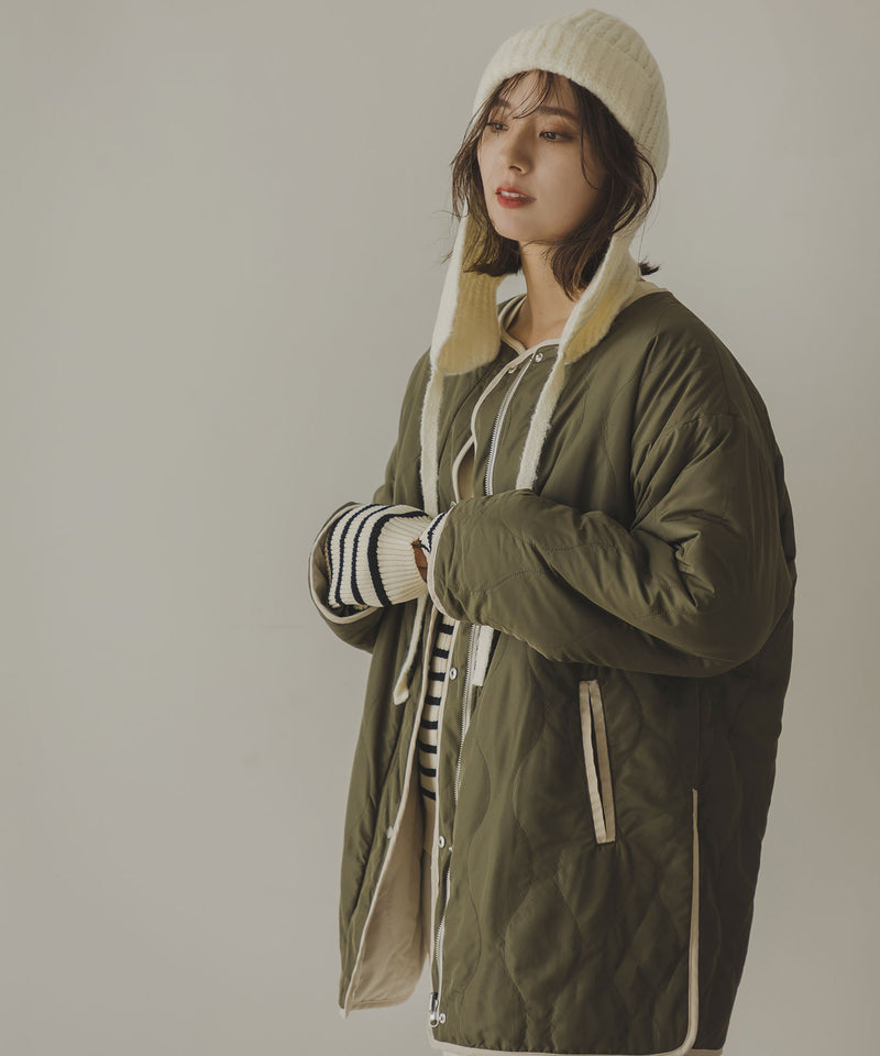 キルティングリバーシブルジャケット – レディースファッション通販の