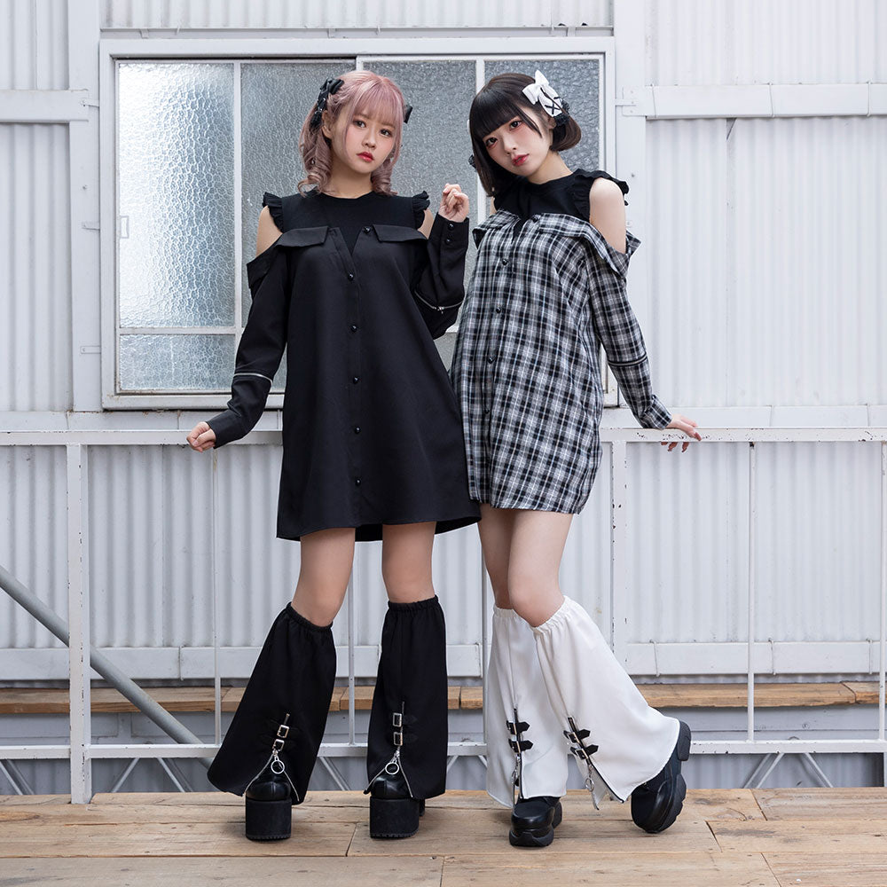 フロントジップレッグウォーマー – レディースファッション通販の夢