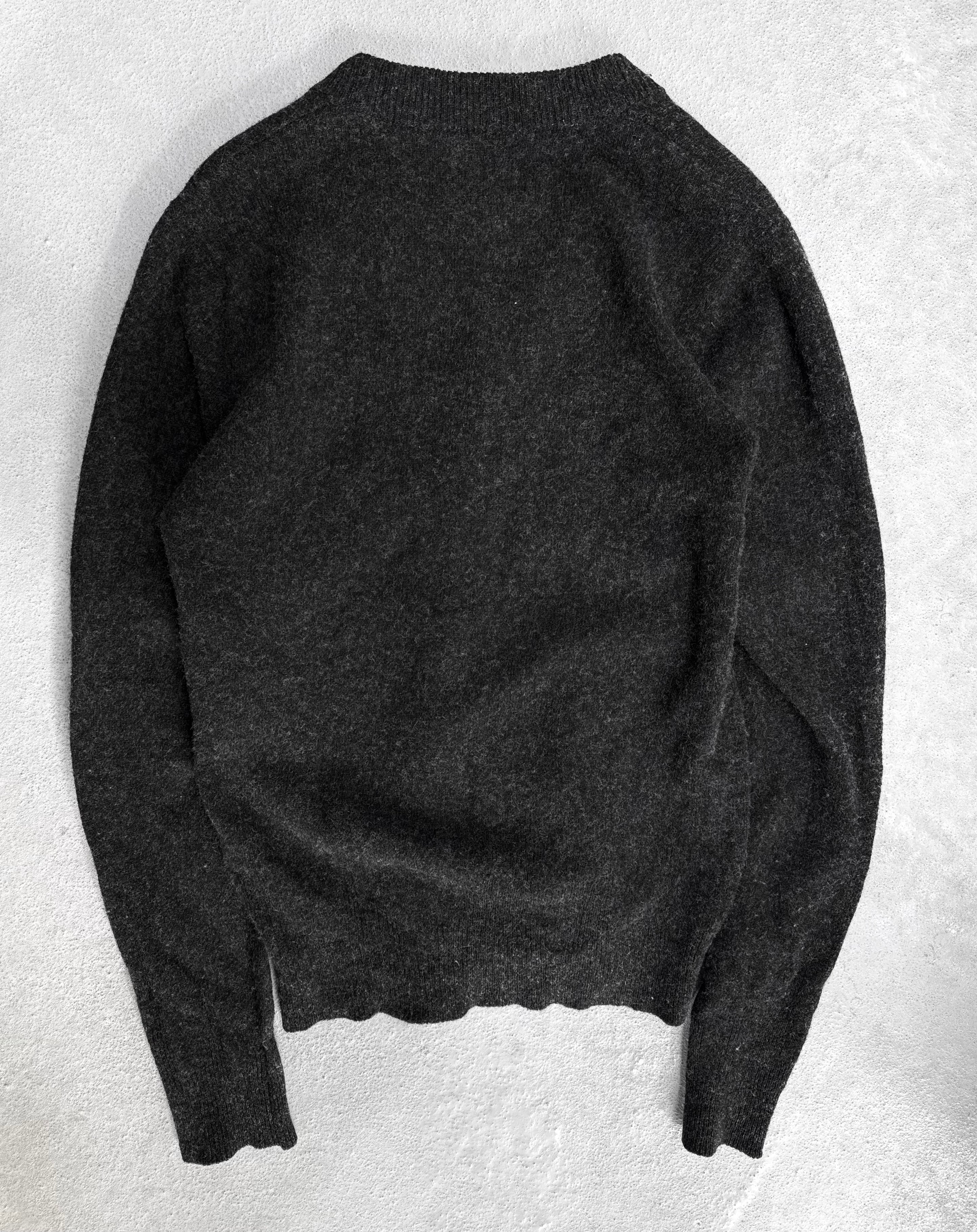 Number (N)ine AW06 “NOIR” Wool Knitted Cardigan – DRIEW