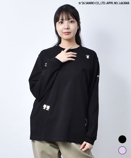 ハローキティ × スタンディ】 シンプルプリント トレーナー(F 02