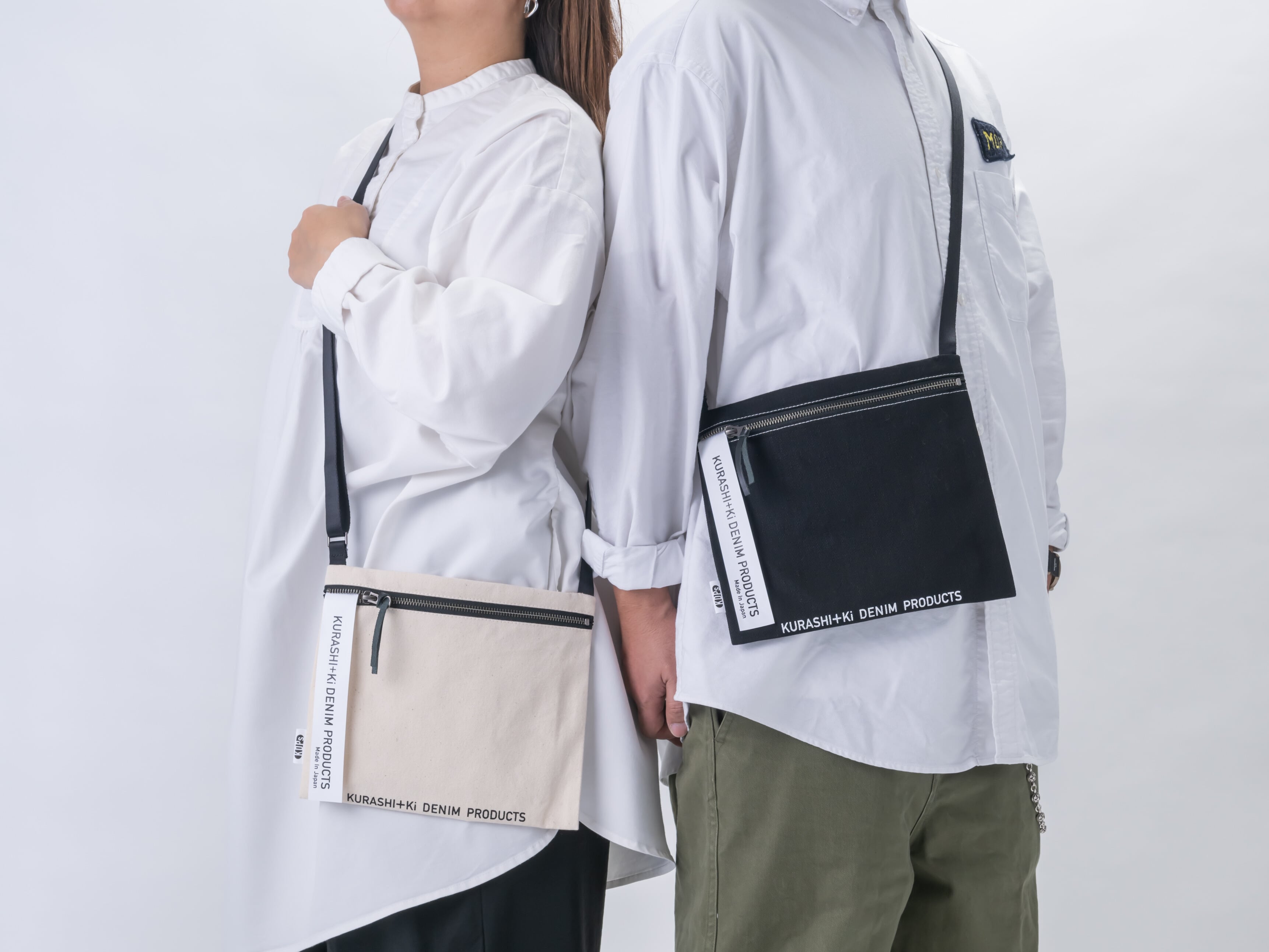 KURASHI+Ki SAC BK（サコッシュ・ブラック）(ブラック): せとうち