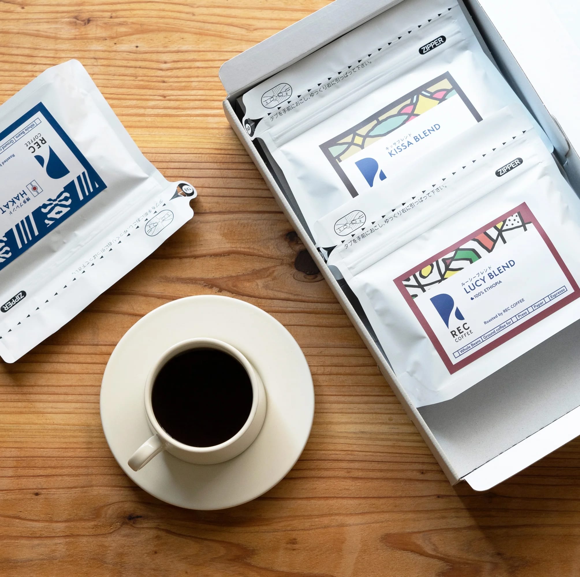 コーヒー豆 定番のブレンド3種飲み比べセット（豆のまま） 100g×3