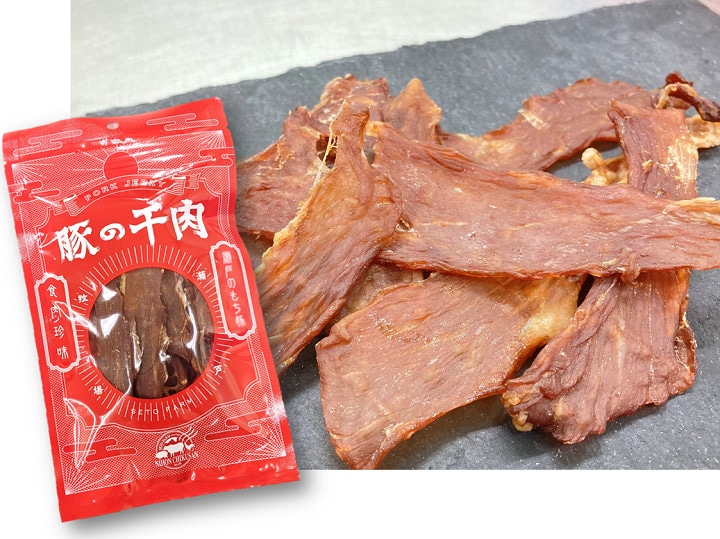 瀬戸のもち豚ポークジャーキー 30g X8P: せとうちエリア│DISCOVER