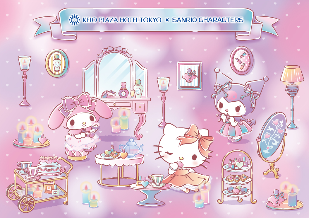 デザートブッフェ「ハローキティ・マイメロディ＆クロミのコスメ