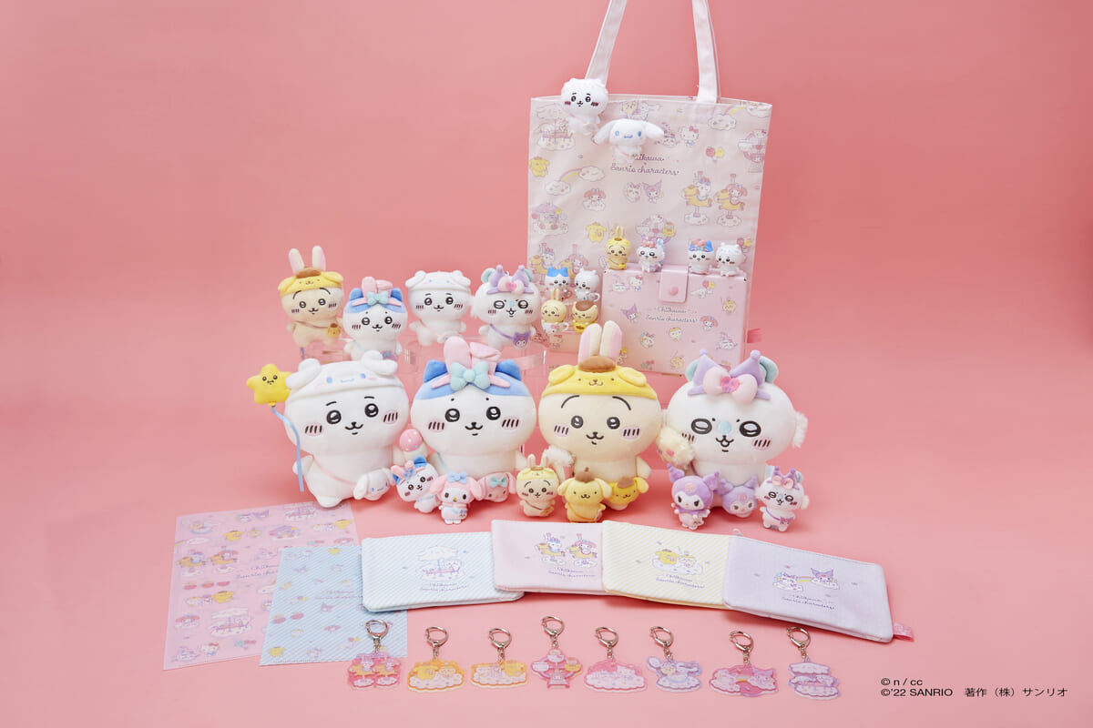 シナモンたちの帽子やカチューシャを身に付けた姿！サンリオ「ちいかわ