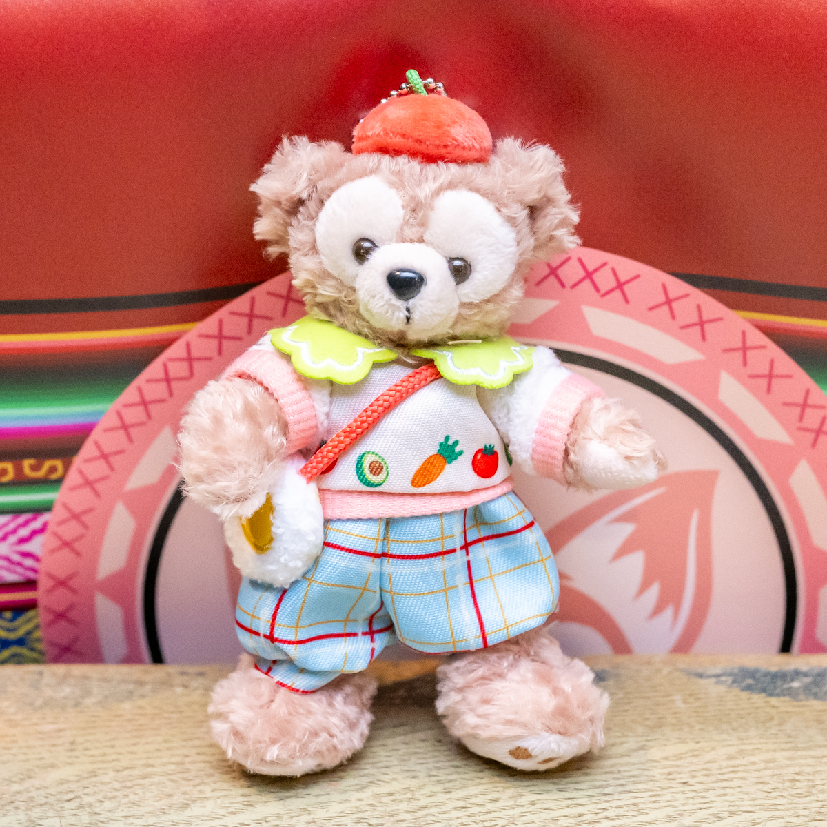 ミッキーマウス＆ダッフィーのぬいぐるみバッジ☆ワンダフルヴォヤッジ