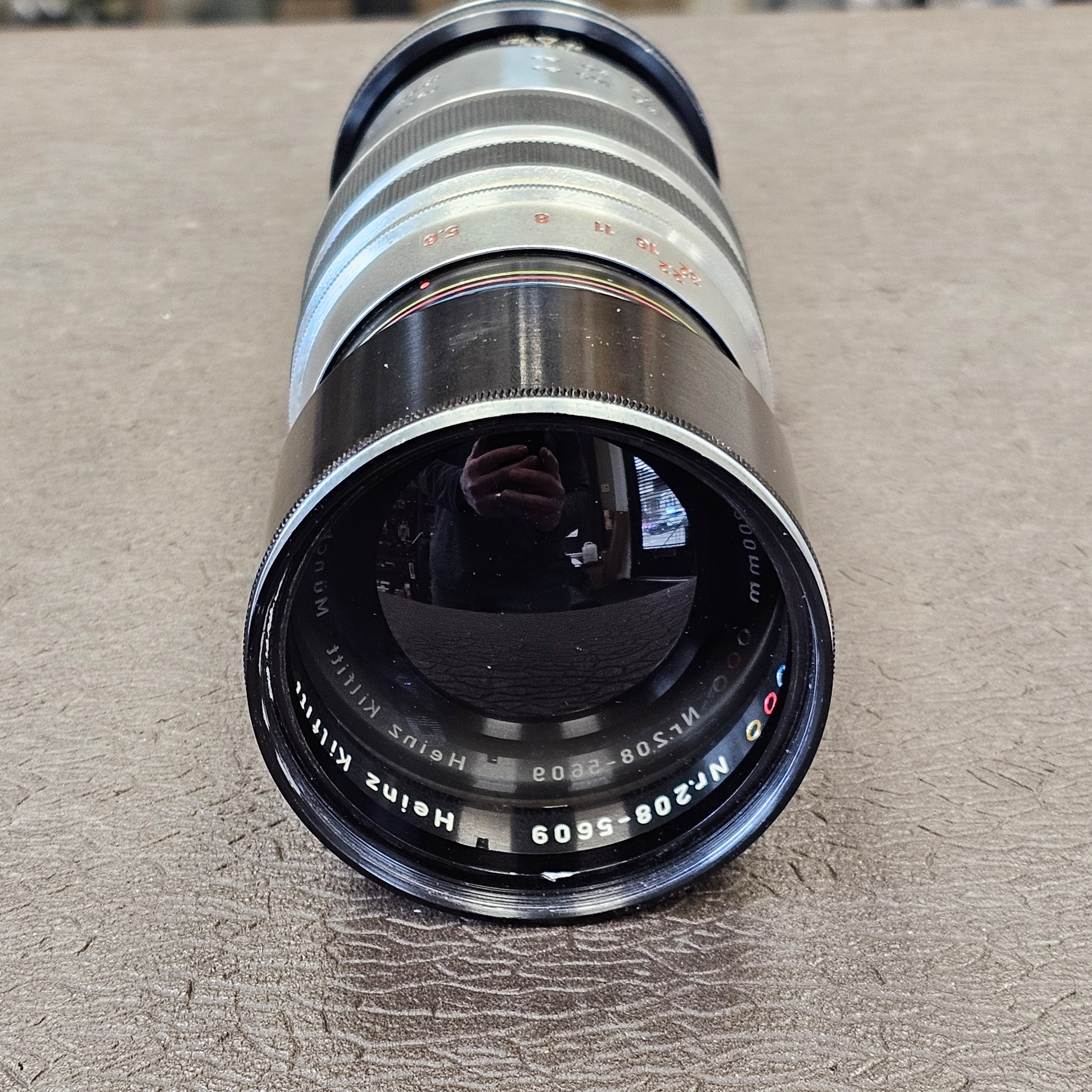 Heinz Kilfitt Munchen Tele-Kilar 300mm f5.6 C-Mount Lens S# Nr.208