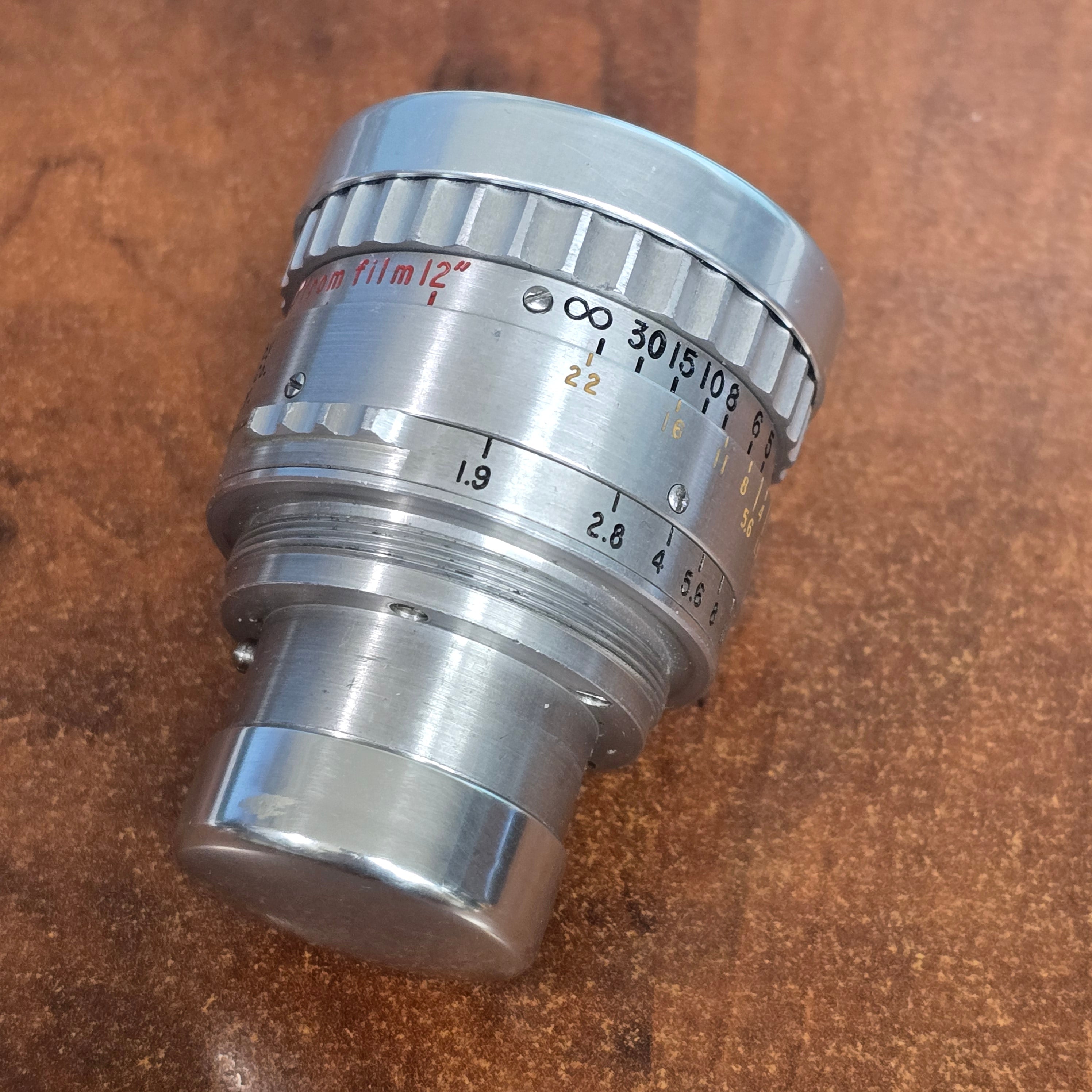 Kodak Cine Ektar II 25mm f1.9 Lens S-Mount S# RA134 – Du-All Camera