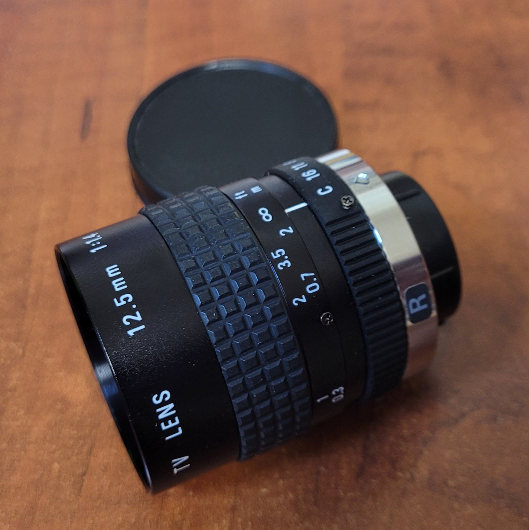 Pentax Cosmicar Television 12.5mm f1.4 C-Mount S# N/A – Du-All Camera