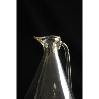 由水常雄 監修 復元正倉院ガラス白瑠璃 水瓶/水差 Y012｜骨董店 のびる