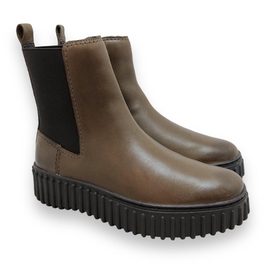 送料無料】Clarks クラークス サイドゴア ブーツ 厚底 Torhill Maple