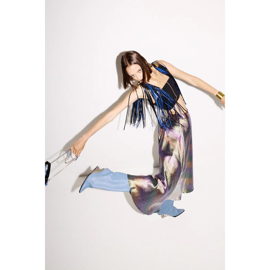 送料無料】MANA マナ ルーズ ブーツ カーブヒール 靴 549021 bl