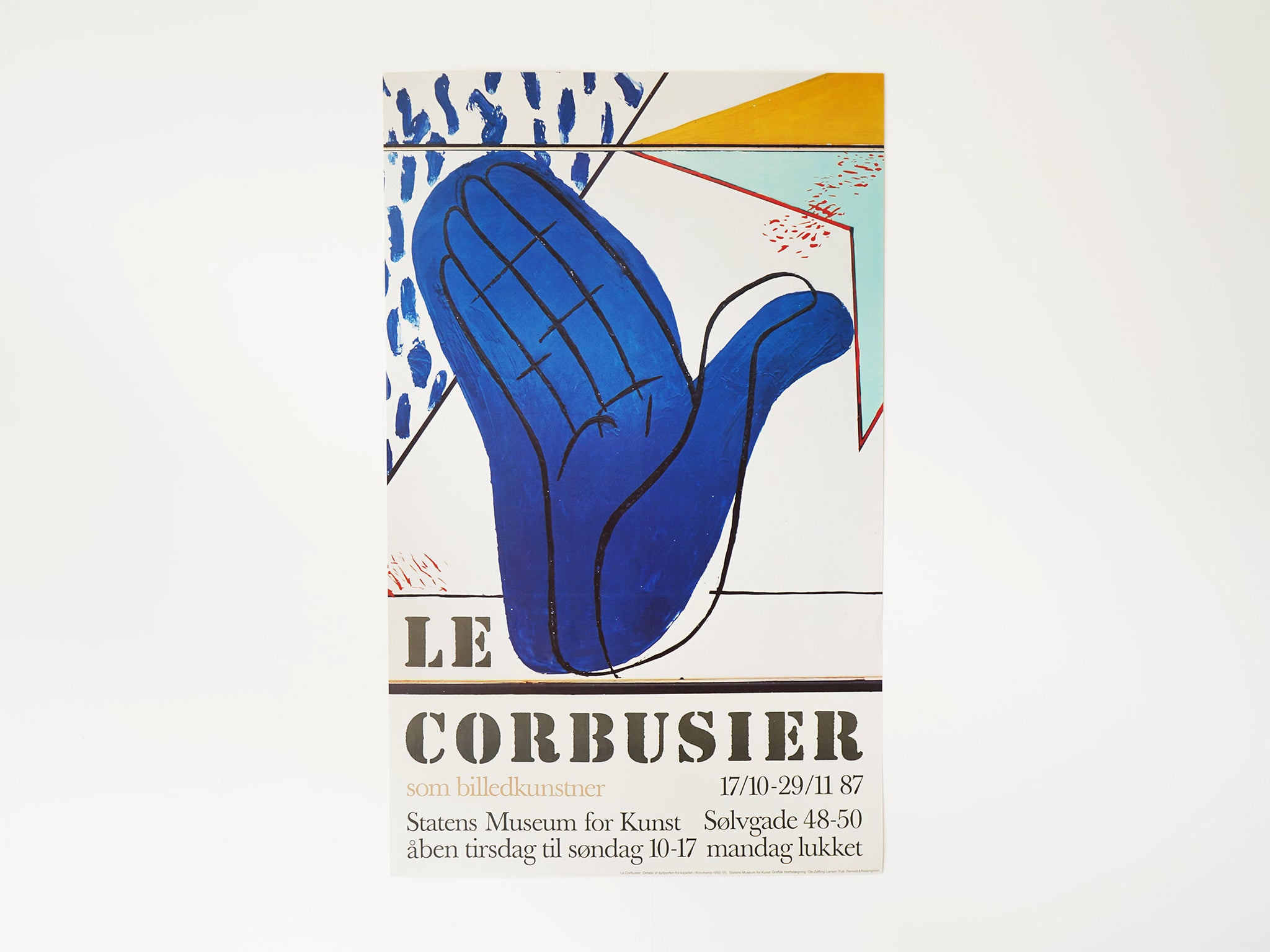 Le Corbusier （ル・コルビュジエ） 1987年コルビュジエ展のポスター