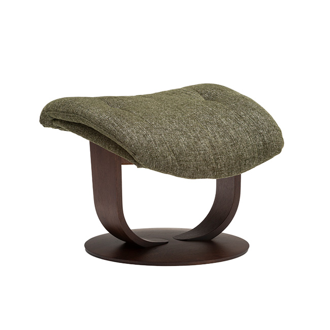 期間限定】オットマン(S) RU0101 スパイス・オレンジ ピュアオーク