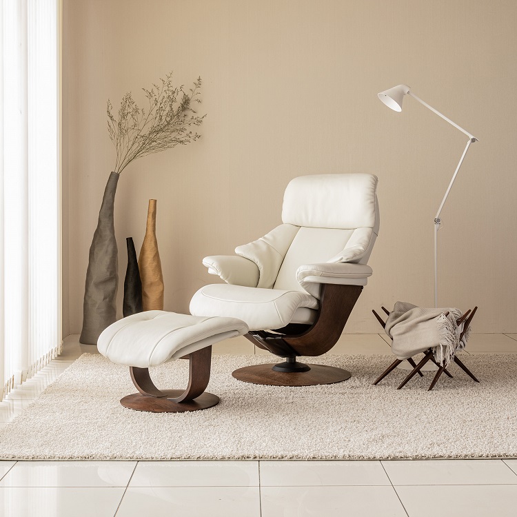 リクライニングチェア RU7300 ホワイト モカブラウン 通販 | 【公式