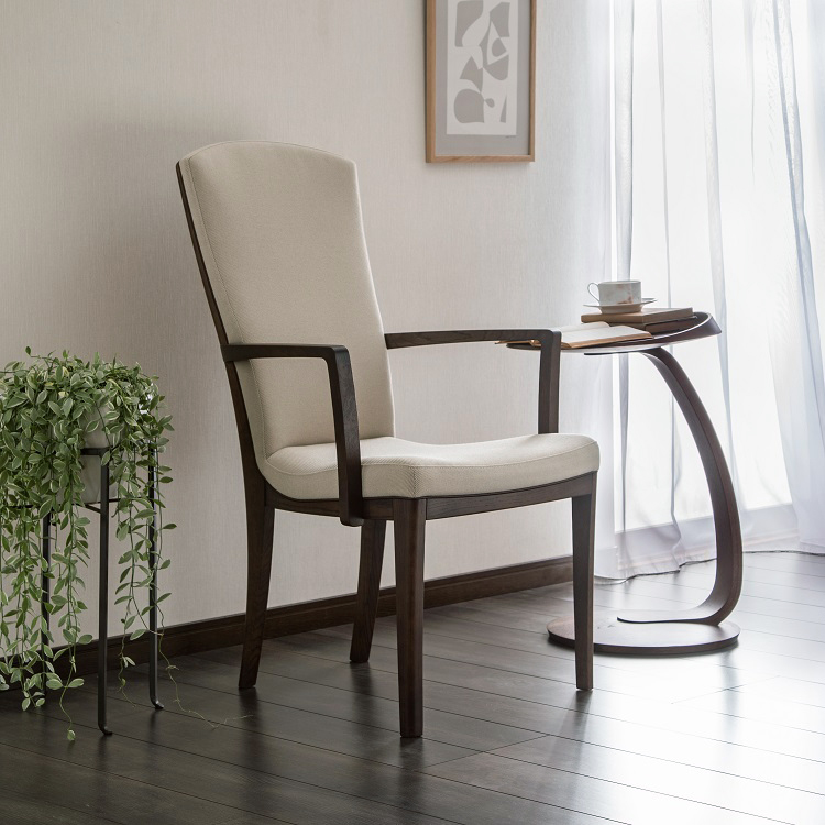 オンライン限定仕様】アームチェア CT7800 ベージュ モカブラウン 通販