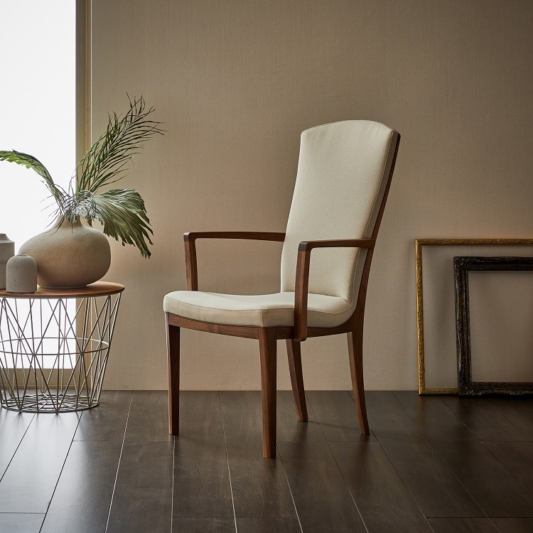オンライン限定仕様】アームチェア CT7850 ベージュ ウォールナット