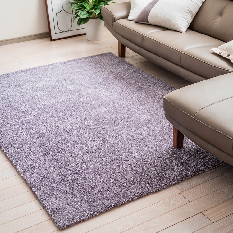オリジナルラグ 140×200cm シアーミックスカット ラベンダー 通販