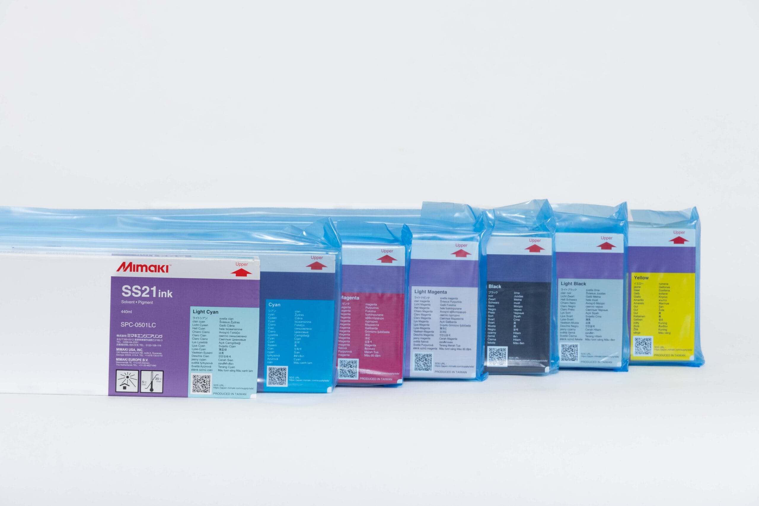 Mimaki SS21ink インクカートリッジ 8色（各1本）セット Mimaki