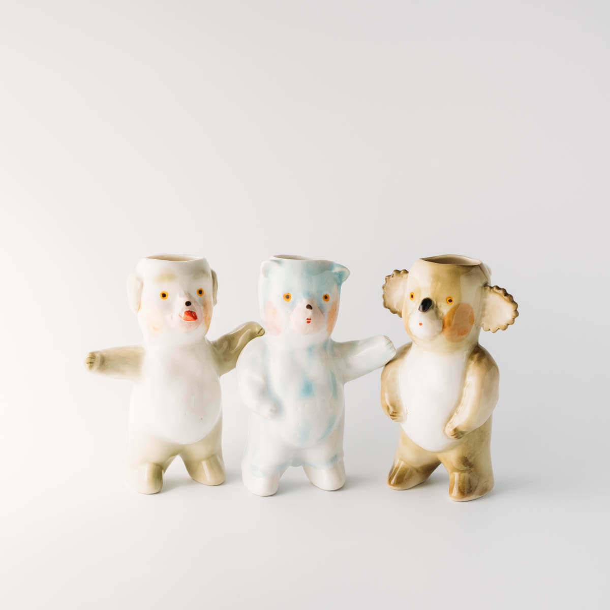 増田光 くま 壁掛け花器 増田光｜作品が入荷いたしました