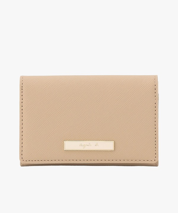 レザーカードケース”Petit b.” EW13B－07 ｜agnès b. VOYAGE FEMME
