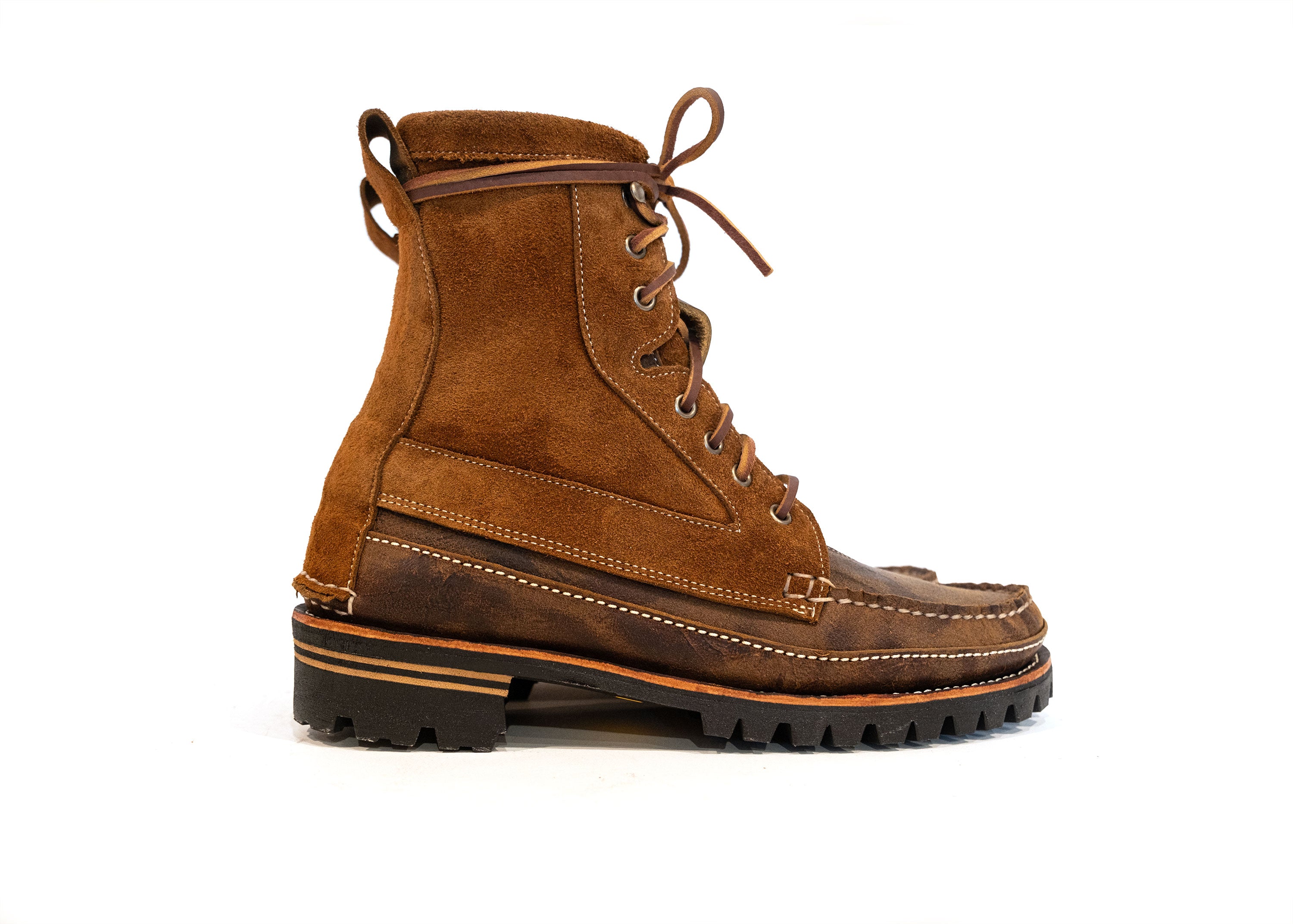 Rangeley Boot - Waxed Elk & Snuff Kudu – Easymoc