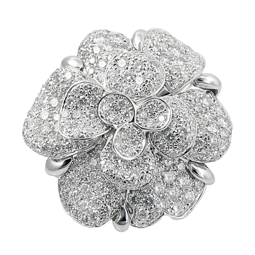 中古] シャネル カメリア J1076 リング J368046 | ジュエリーのゆきざき