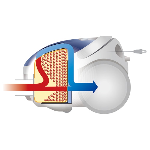 日立 紙パック式掃除機 グレー CV-P500(H) 1台: 事務機器・家電・電池