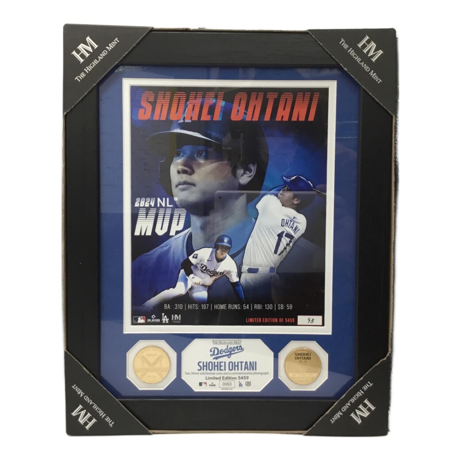 ドジャース大谷翔平選手 2024年 AL MVP 受賞記念 ダブルコインフォト