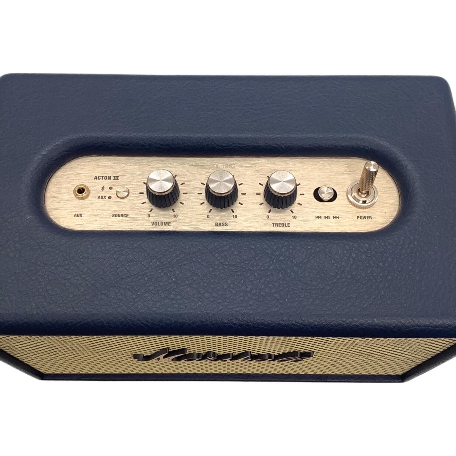 Marshall (マーシャル) ACTON III Bluetooth対応スピーカー MIDNIGHT