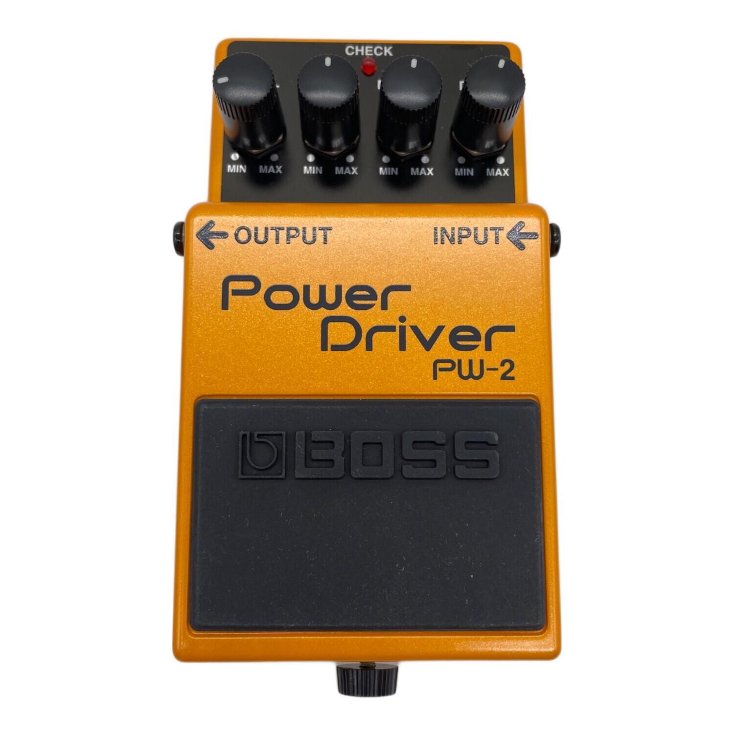 BOSS (ボス) オーバードライブ 箱・取説付 Power Driver PW-2 台湾製