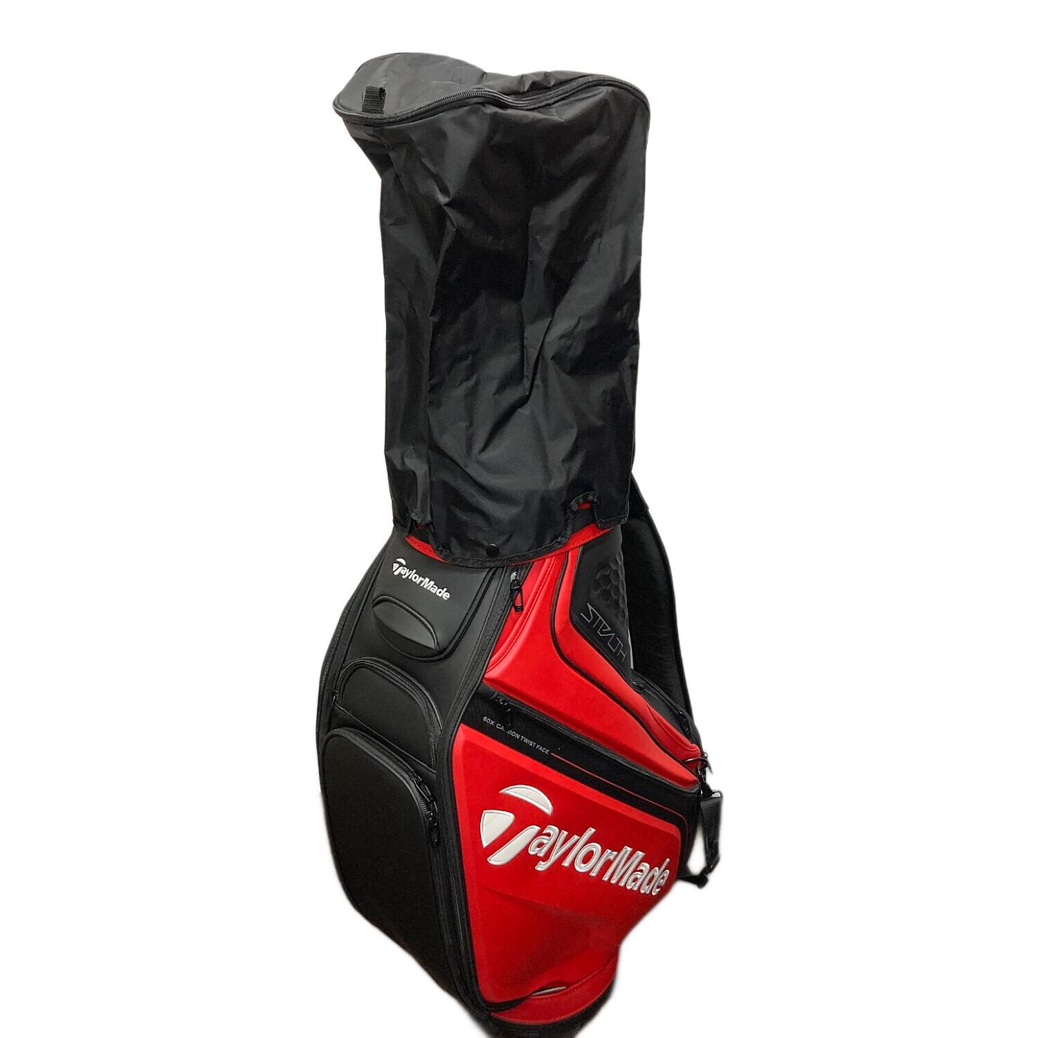 TaylorMade (テーラーメイド) STEALTH キャディバッグ レッド×ブラック