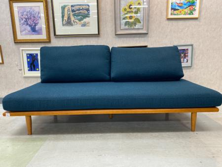 極美品】 UNICO ZIZZI(ジッジ) ソファ & オットマン グリーン 極美品