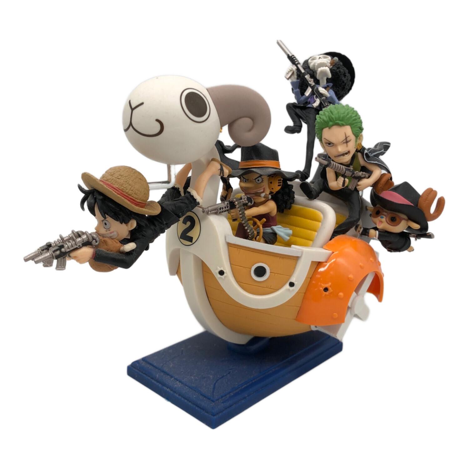 フィギュア フランキー不在 ワンピース ワーコレ ミニメリー号アタック