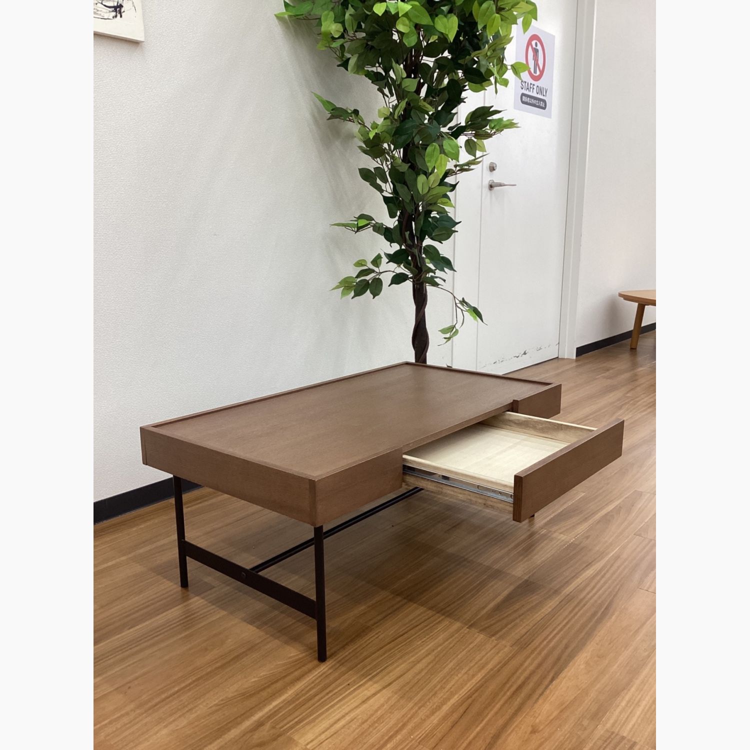 unico HOXTON ローテーブル W900 ウォールナット unico HOXTON ロー