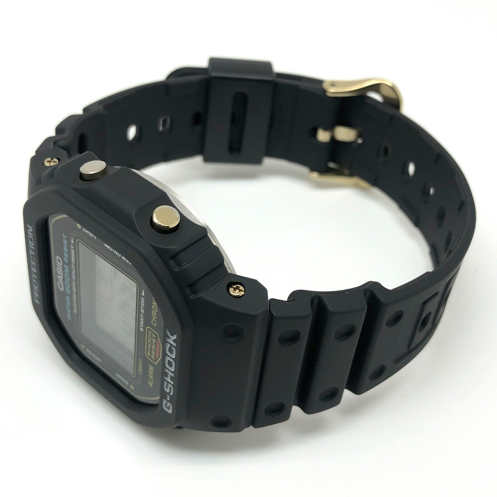 DW-5600C-9V 海外スピード レストア品 ゴールドVer. グリーン豆球 – G