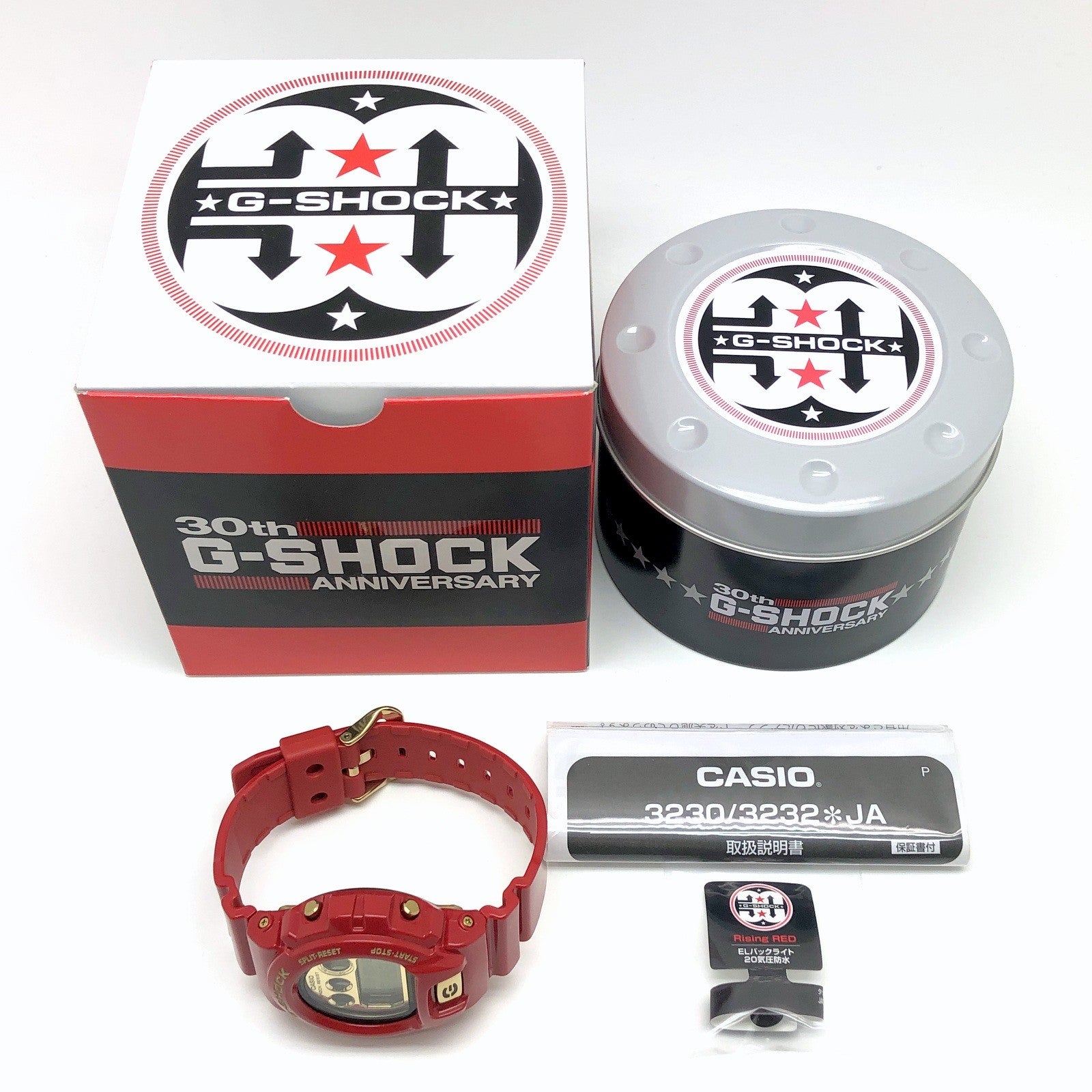 DW-6930A-4JR Gショック30周年記念 ライジングレッド – G-BRIDGES