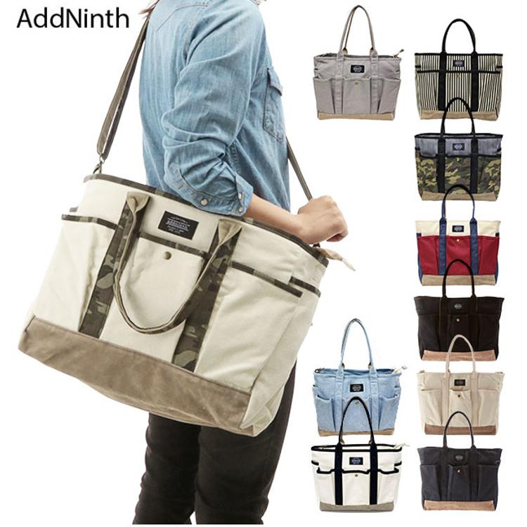 トートバッグ アドナインス addninth ショルダーバッグ キャンバス