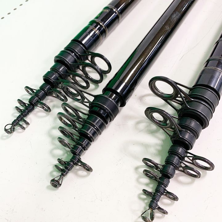 OLYMPIC インストラクター巨鯉竿520×1本 / METER CLUB巨鯉535×2本 計3