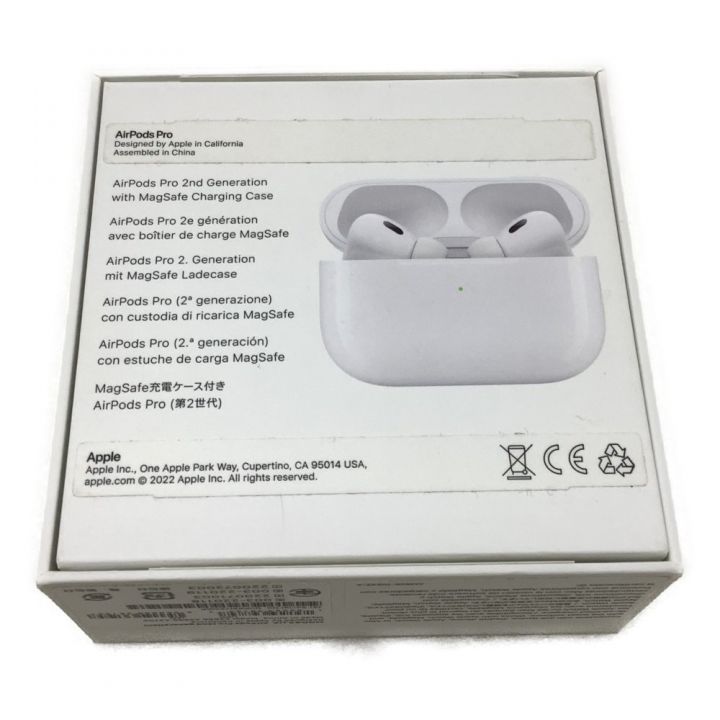 Apple アップル AirPods PRO 2 ワイヤレスイヤホン MQD83J/A - 中古