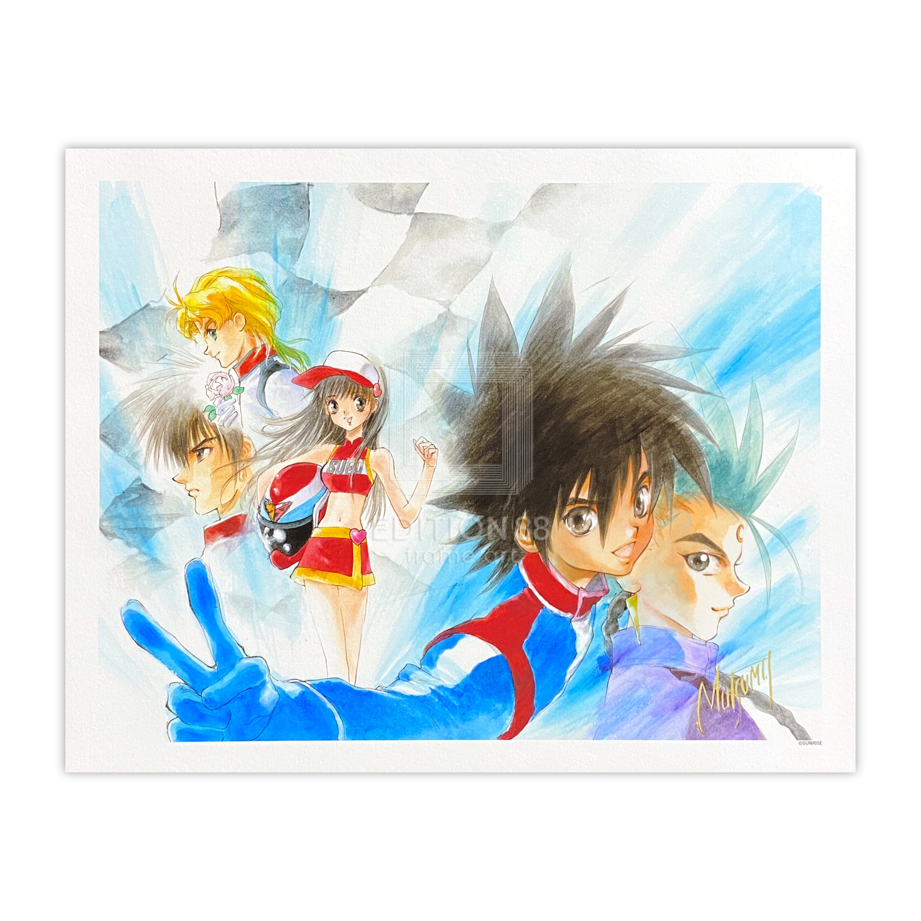 新世紀GPXサイバーフォーミュラ」88グラフ1/いのまたむつみ（箔押し